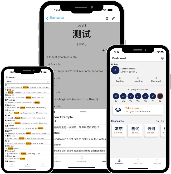 MandoBridge Dictionary View